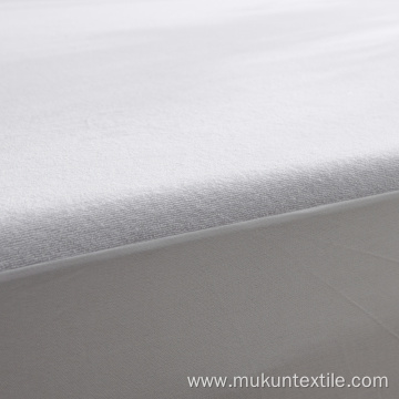 White cotton terry Waterproof Mattress Protector cover